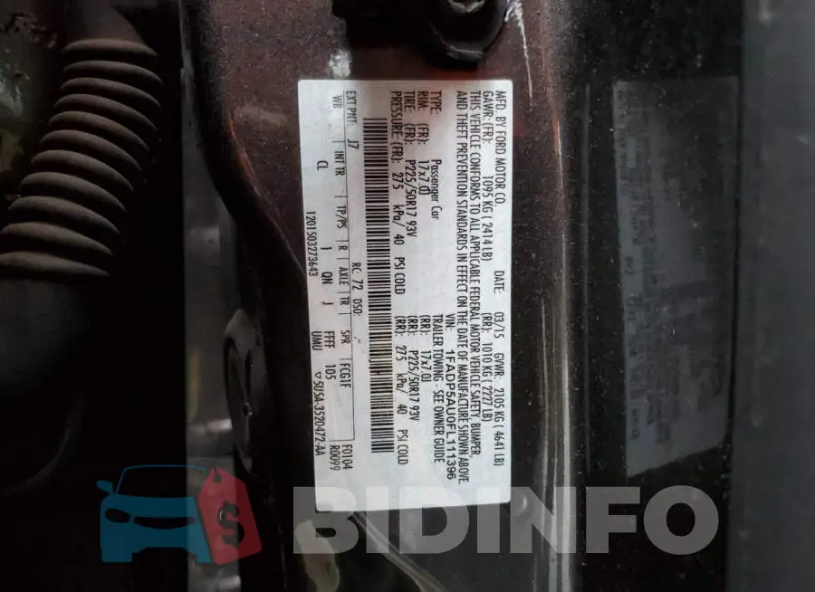 1FADP5AU0FL111396 Photo# 12