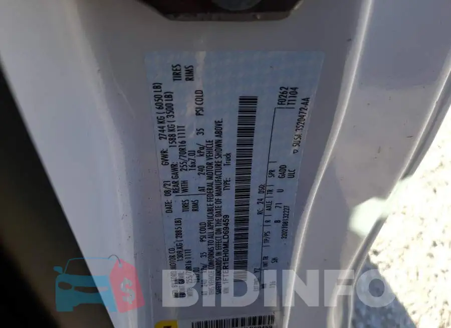 1FTER1EH0MLD69459 Photo# 13