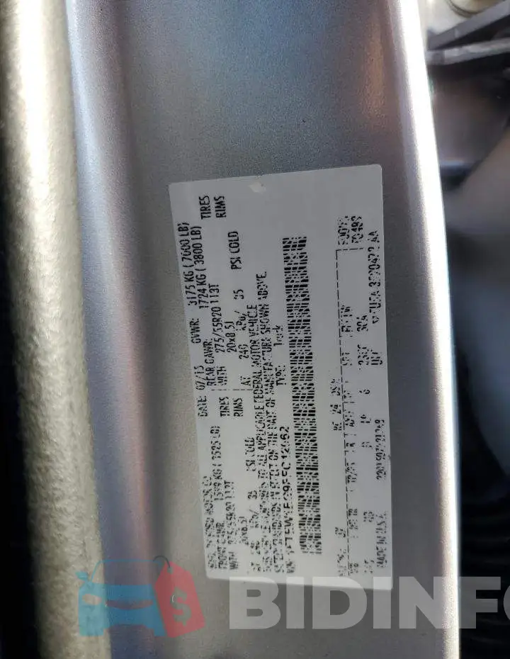 1FTEW1EG9FFC12062 Photo# 12