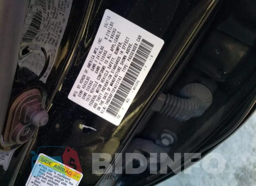 1HGCR6F75FA013163 Photo# 12