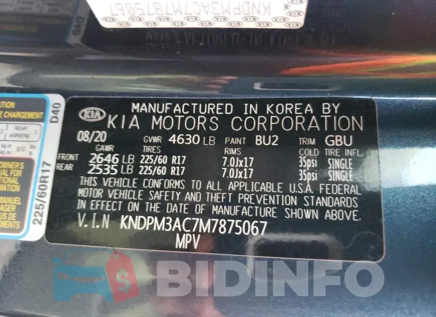 KNDPM3AC7M7875067 Photo# 10