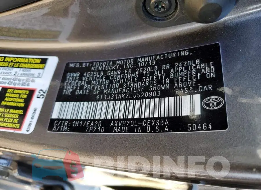 4T1J31AK7LU520903 Photo# 13