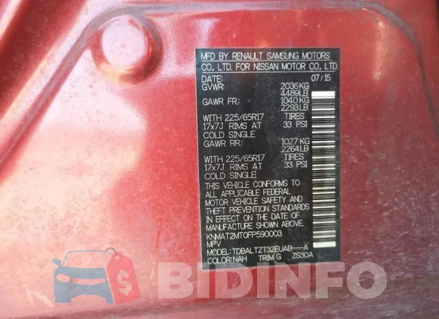 KNMAT2MT0FP590003 Photo# 10