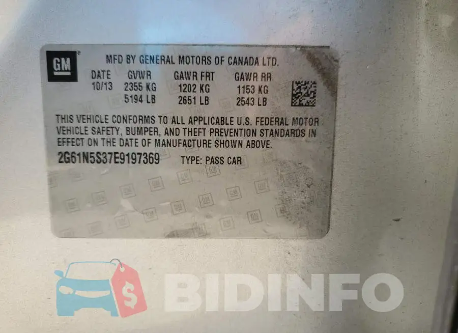 2G61N5S37E9197369 Photo# 10