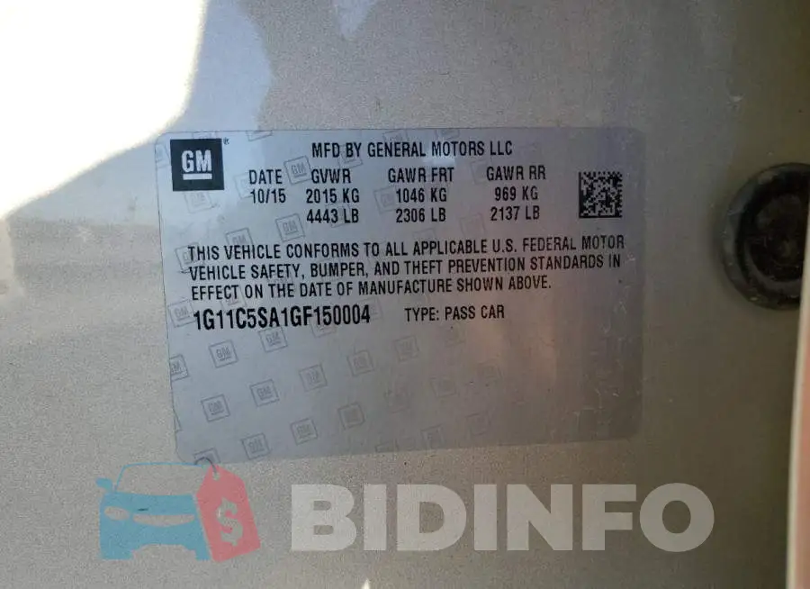 1G11C5SA1GF150004 Photo# 12