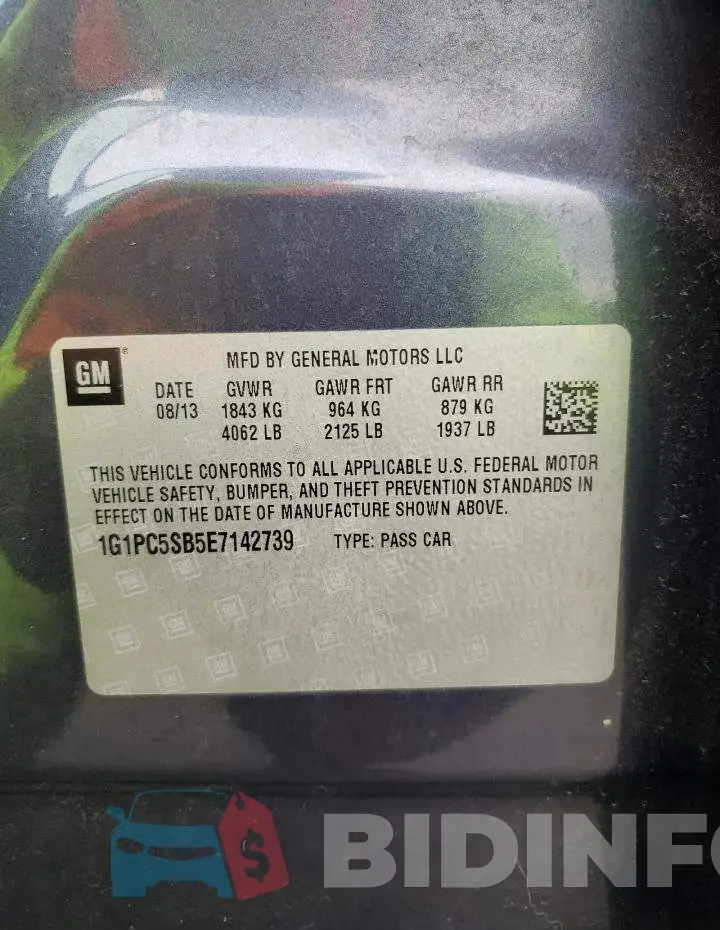 1G1PC5SB5E7142739 Photo# 13