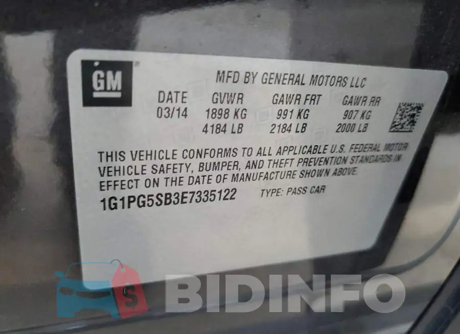 1G1PG5SB3E7335122 Photo# 10