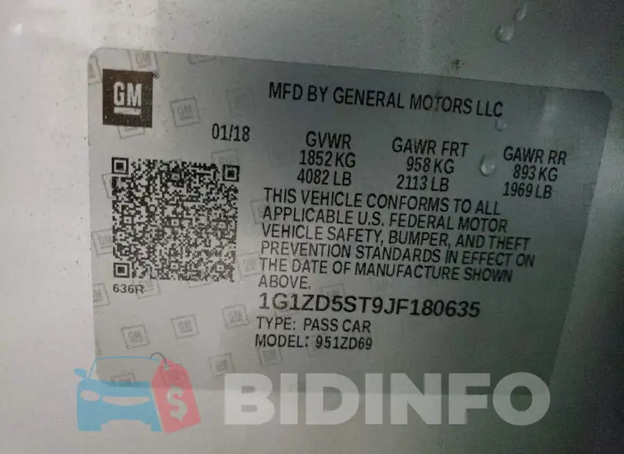 1G1ZD5ST9JF180635 Photo# 12
