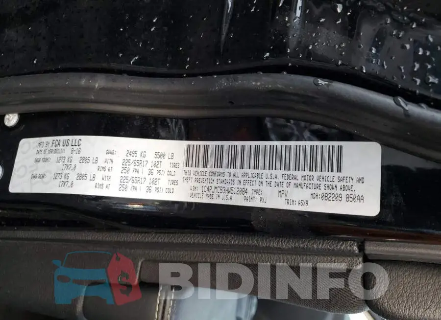 1C4PJMCB3HW512084 Photo# 13