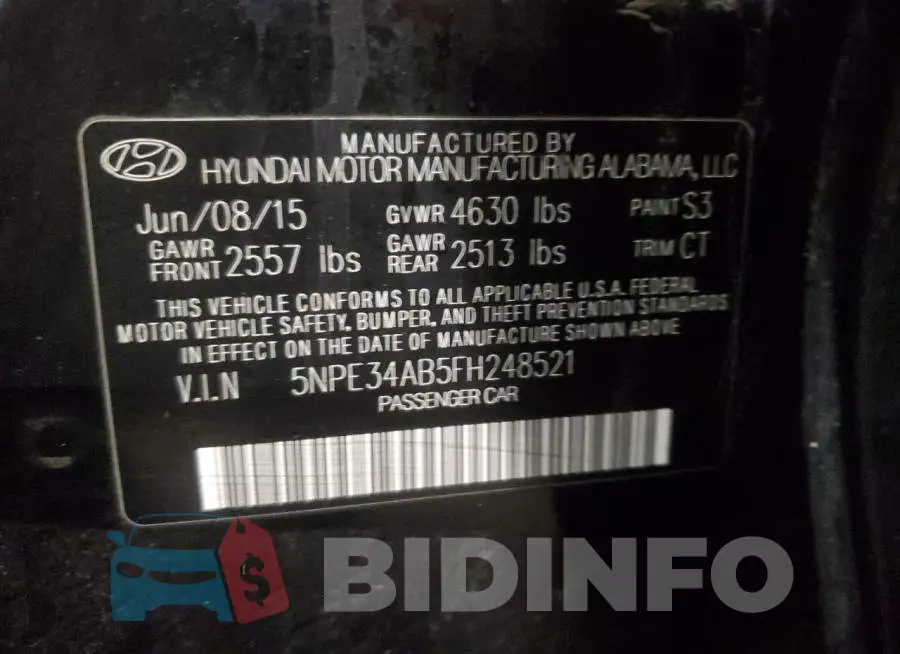 5NPE34AB5FH248521 Photo# 12