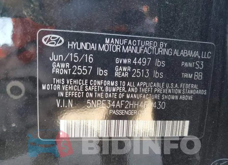 5NPE34AF2HH460430 Photo# 12