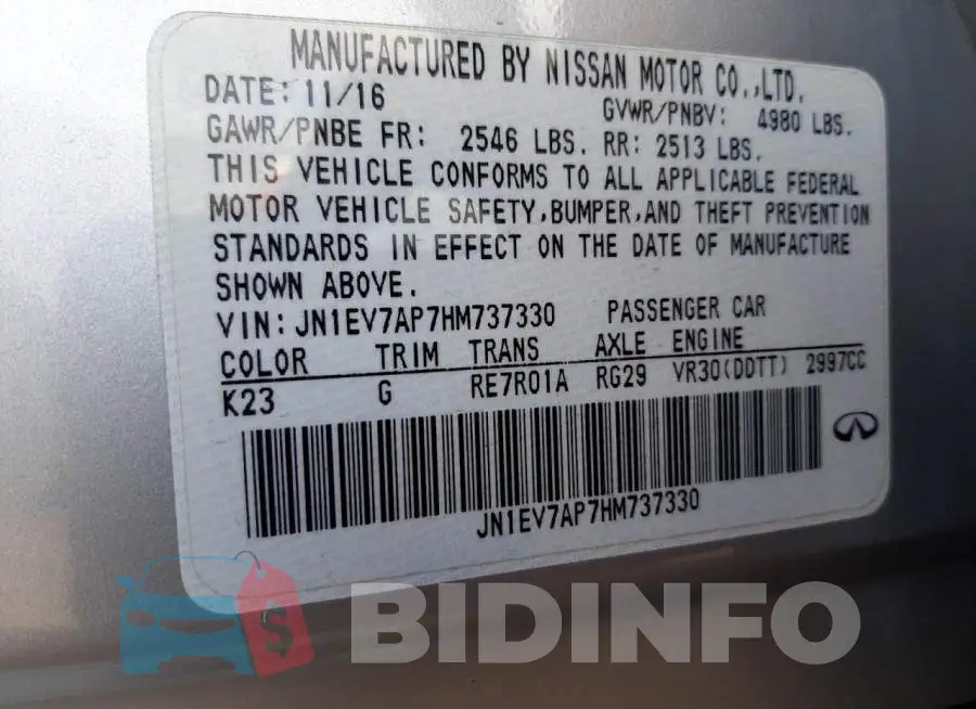 JN1EV7AP7HM737330 Photo# 12