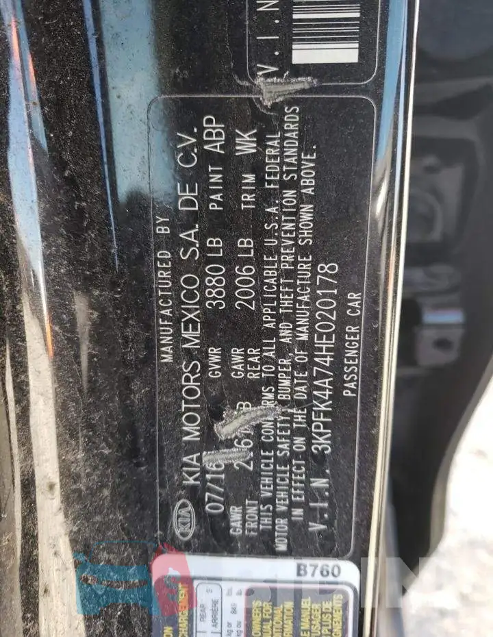 3KPFK4A74HE020178 Photo# 12