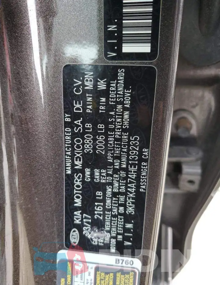 3KPFK4A74HE139235 Photo# 13