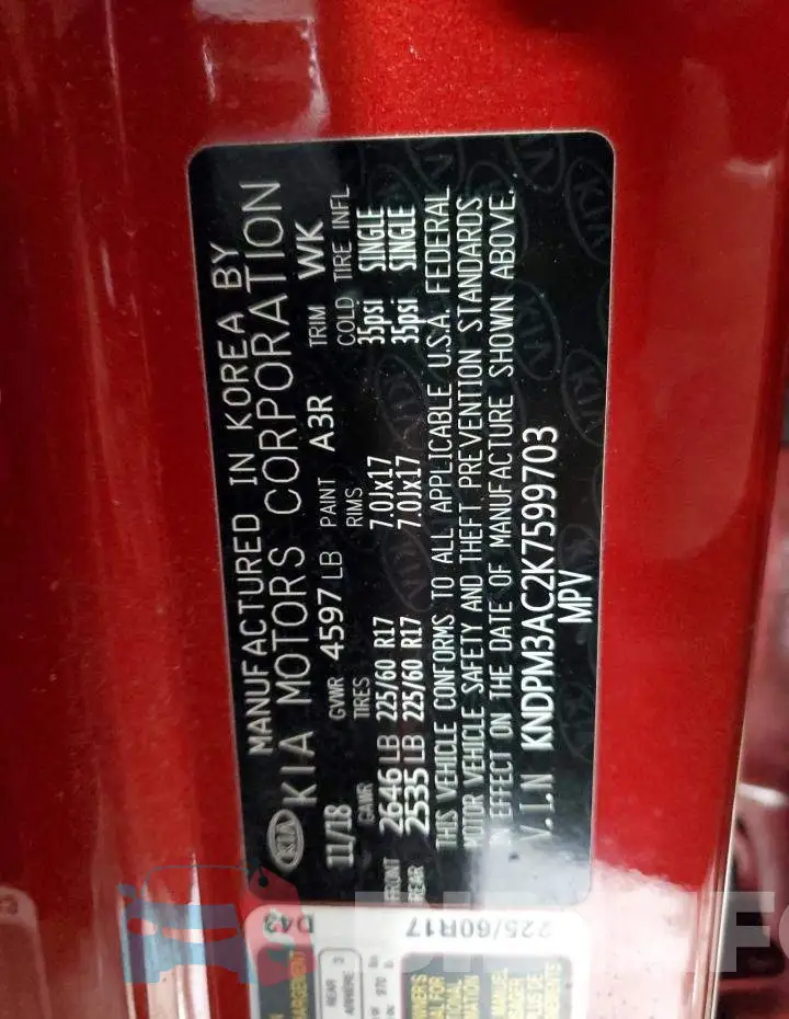 KNDPM3AC2K7599703 Photo# 12