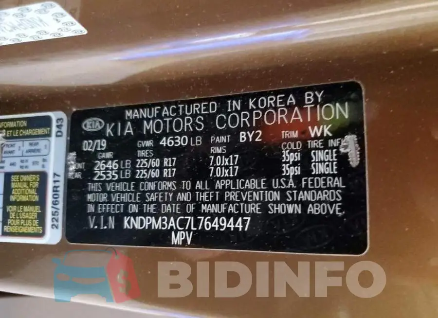 KNDPM3AC7L7649447 Photo# 10