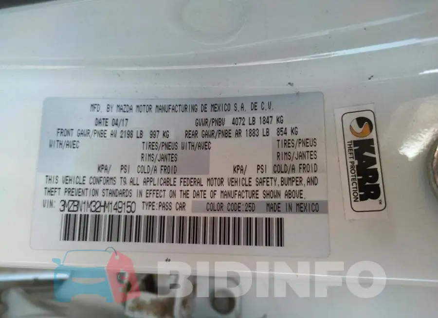 3MZBN1M32HM149150 Photo# 12