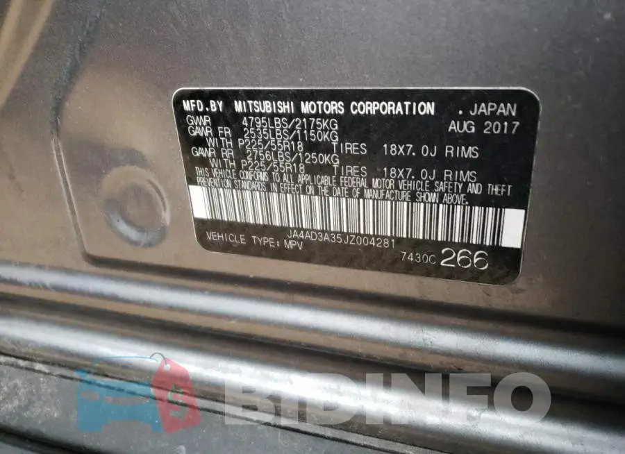 JA4AD3A35JZ004281 Photo# 12