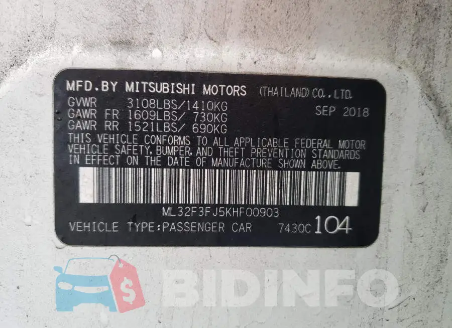 ML32F3FJ5KHF00903 Photo# 12