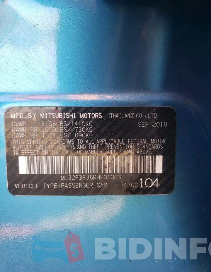 ML32F3FJ8KHF02063 Photo# 12