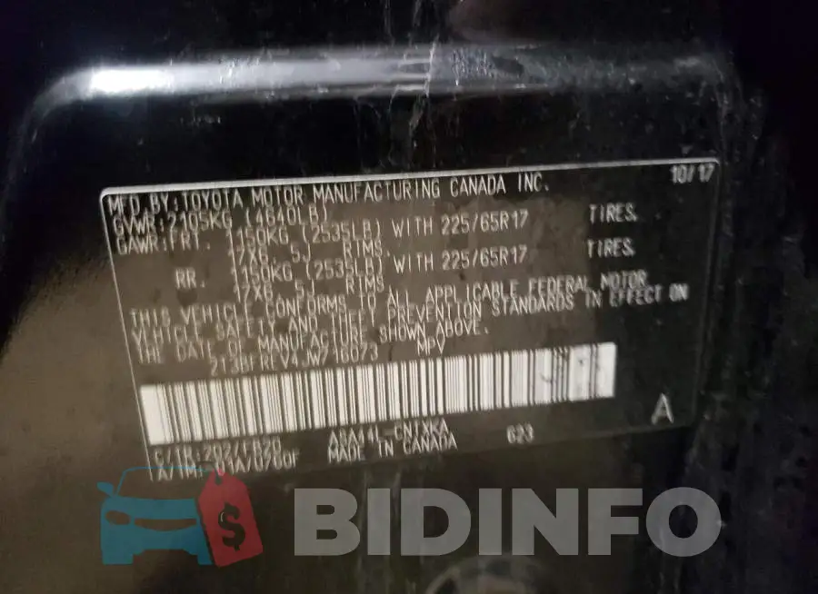 2T3BFREV4JW716073 Photo# 13