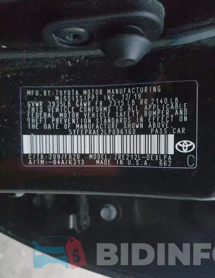 5YFEPRAE2LP096160 Photo# 12
