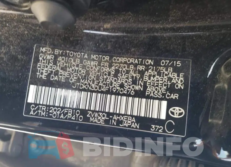 JTDKN3DU4F1970476 Photo# 12