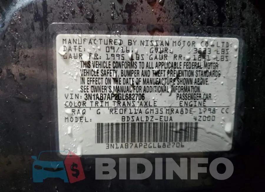 3N1AB7AP2GL682706 Photo# 12