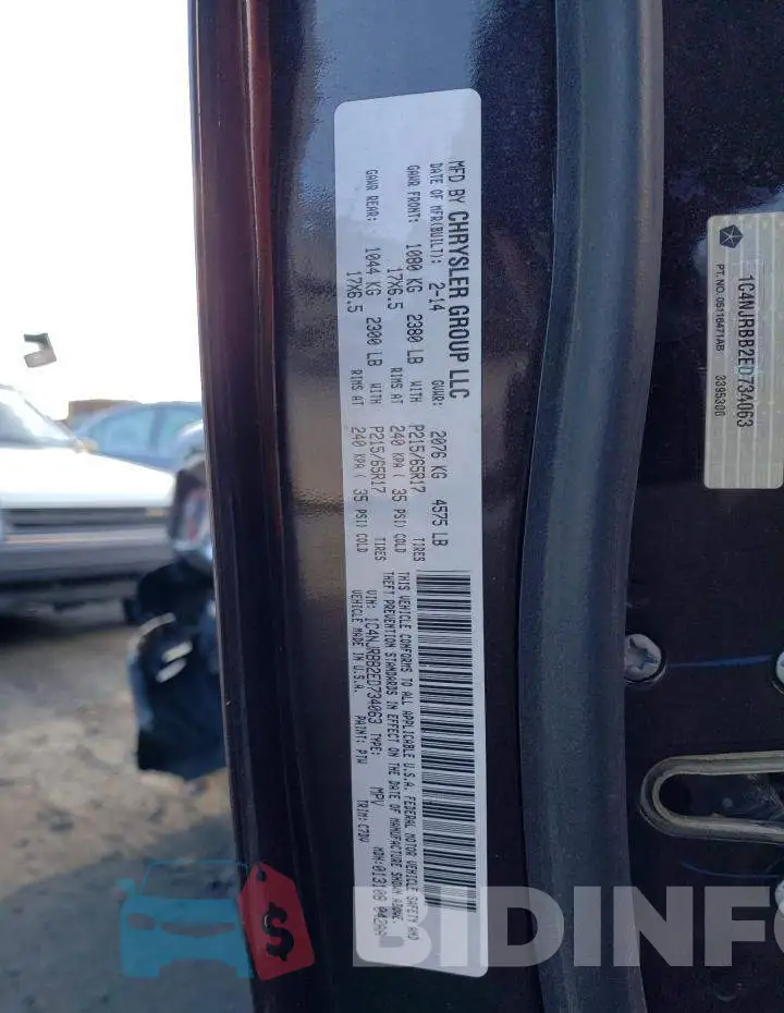 1C4NJRBB2ED734063 Photo# 12