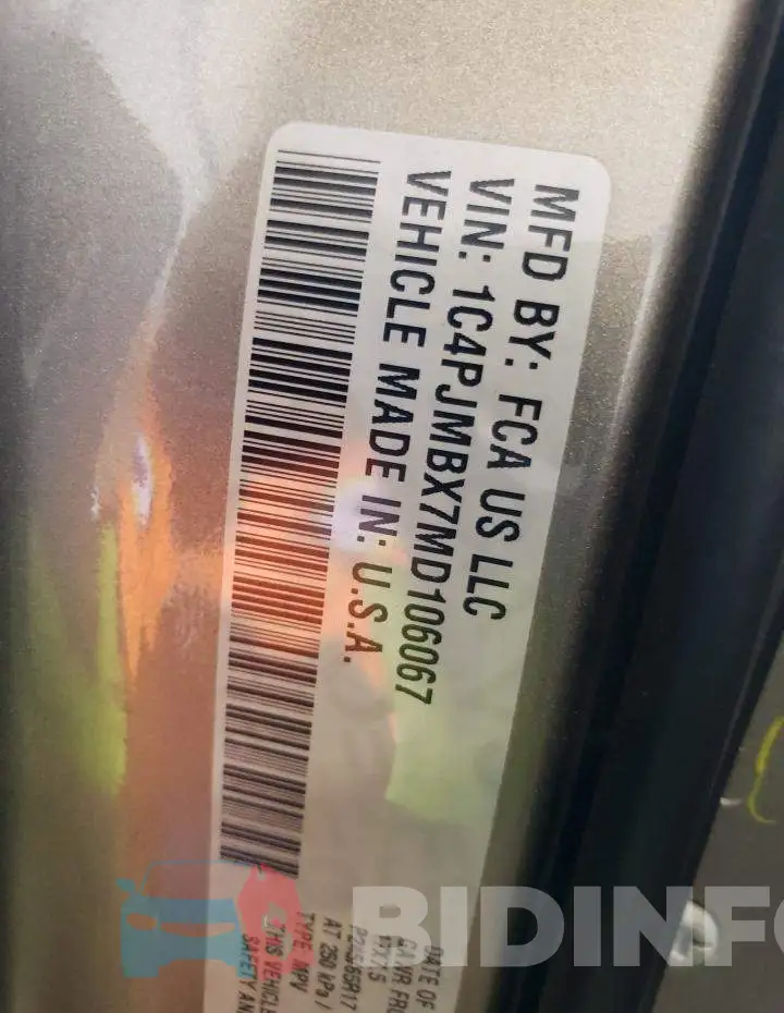 1C4PJMBX7MD106067 Photo# 13