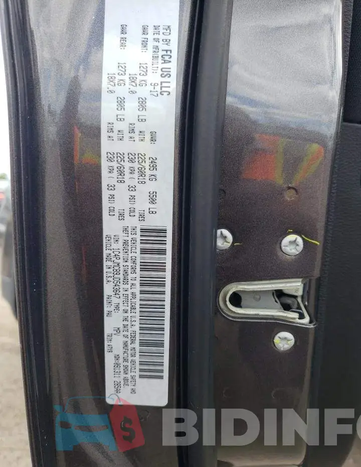 1C4PJMCB9JD543647 Photo# 13
