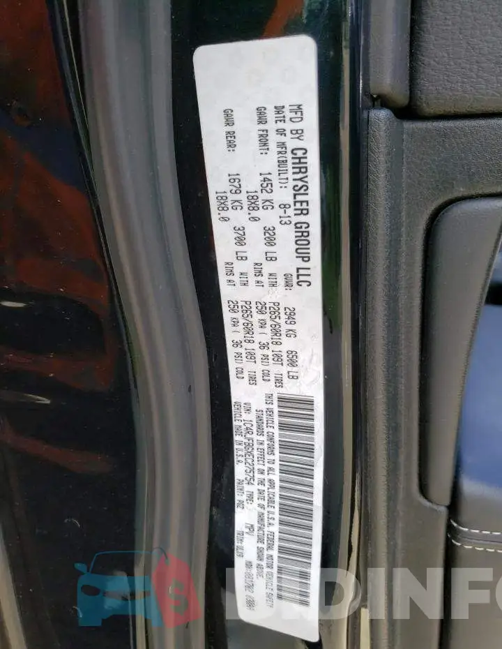1C4RJFBGXEC275754 Photo# 13