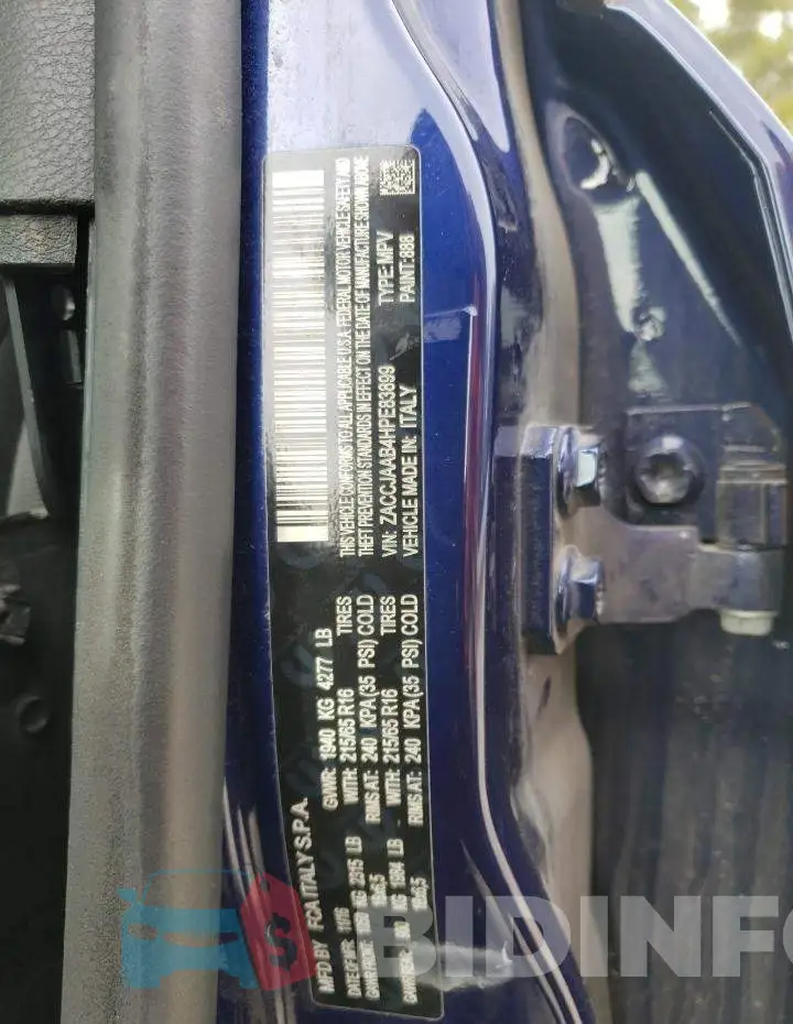 ZACCJAAB4HPE83899 Photo# 12