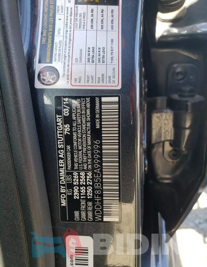 WDDHF8JB5EA999996 Photo# 12