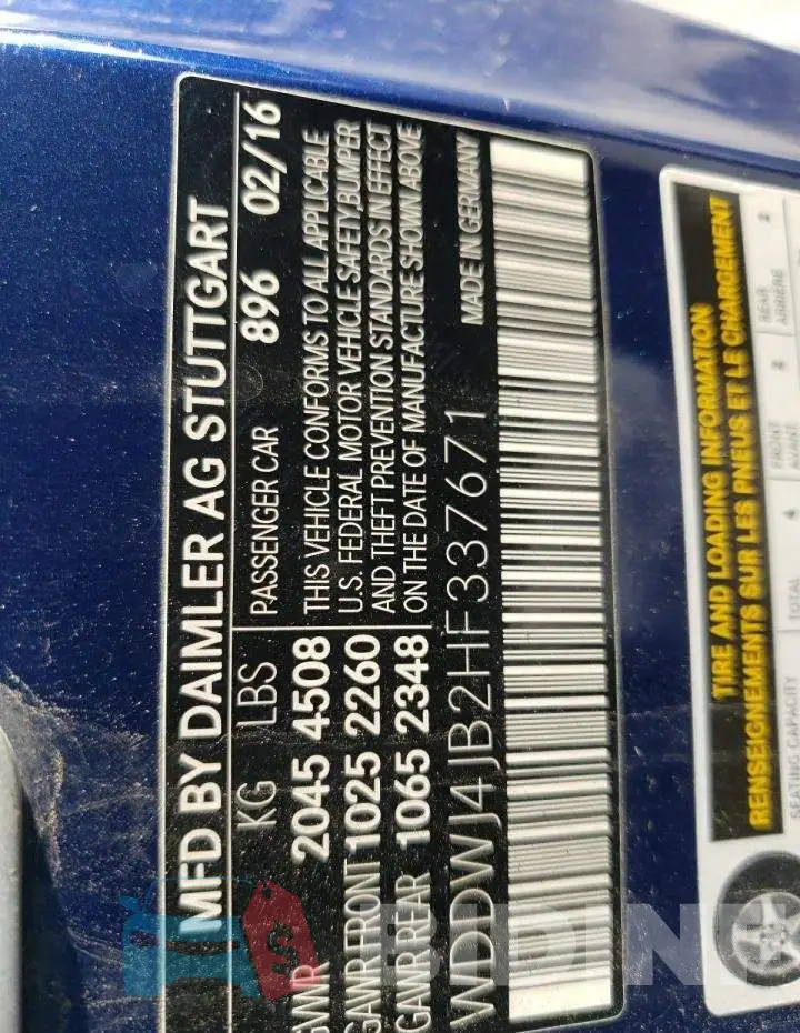 WDDWJ4JB2HF337671 Photo# 12
