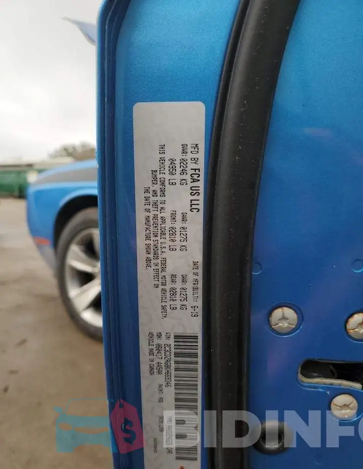 2C3CDZAG8KH669346 Photo# 13