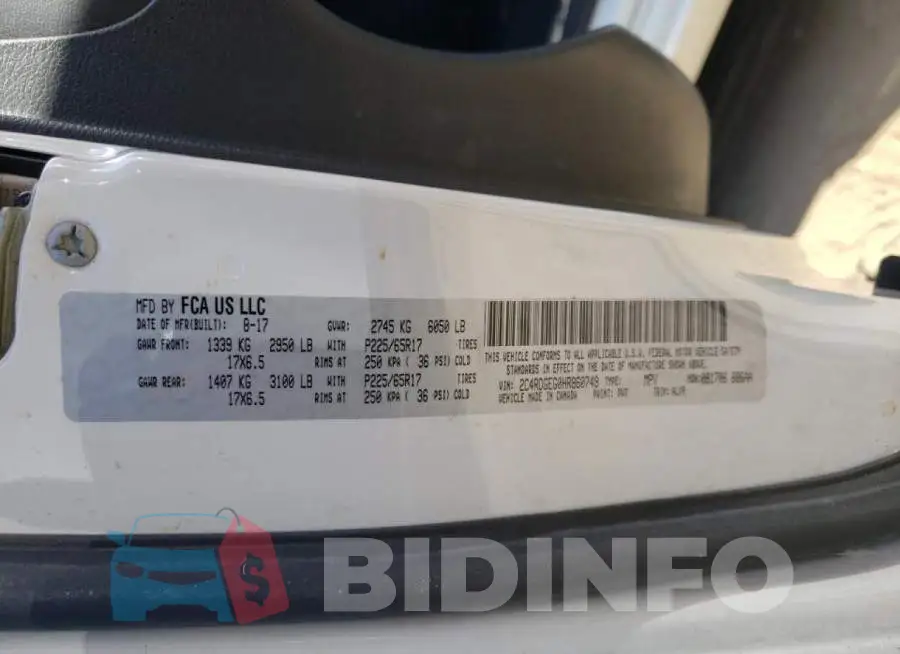 2C4RDGEG0HR860749 Photo# 12