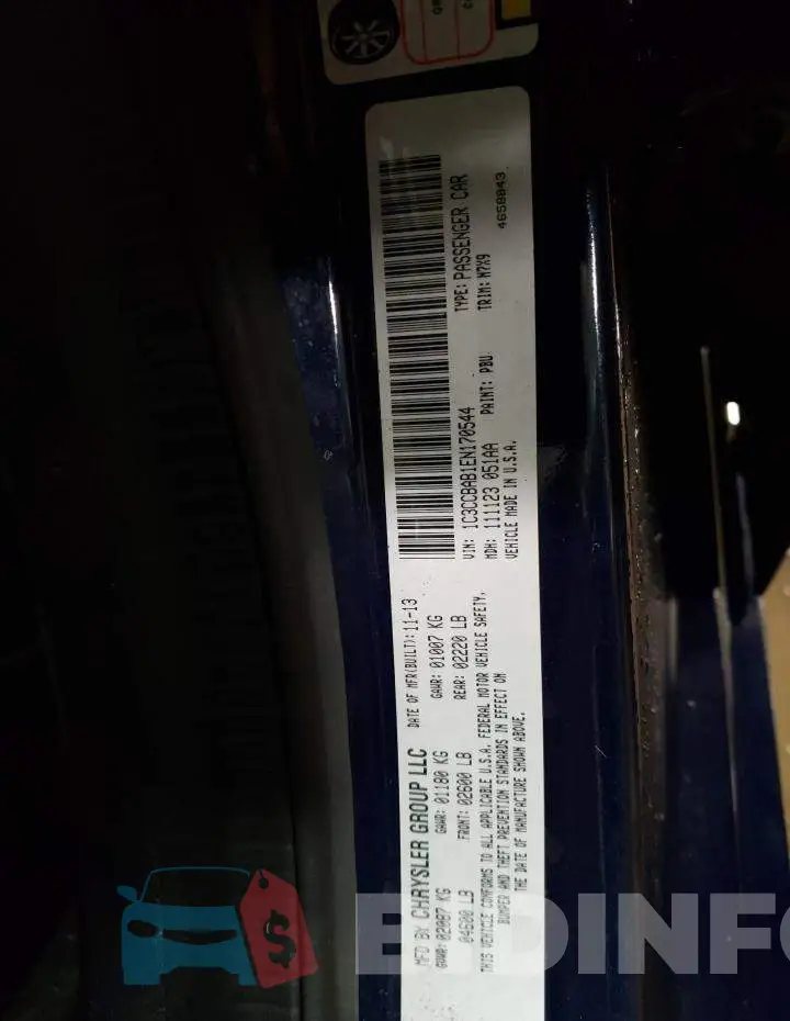 1C3CCBAB1EN170544 Photo# 12