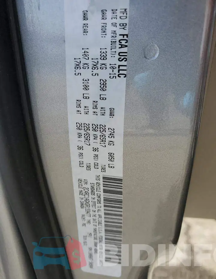 2C4RC1AGXGR159477 Photo# 13