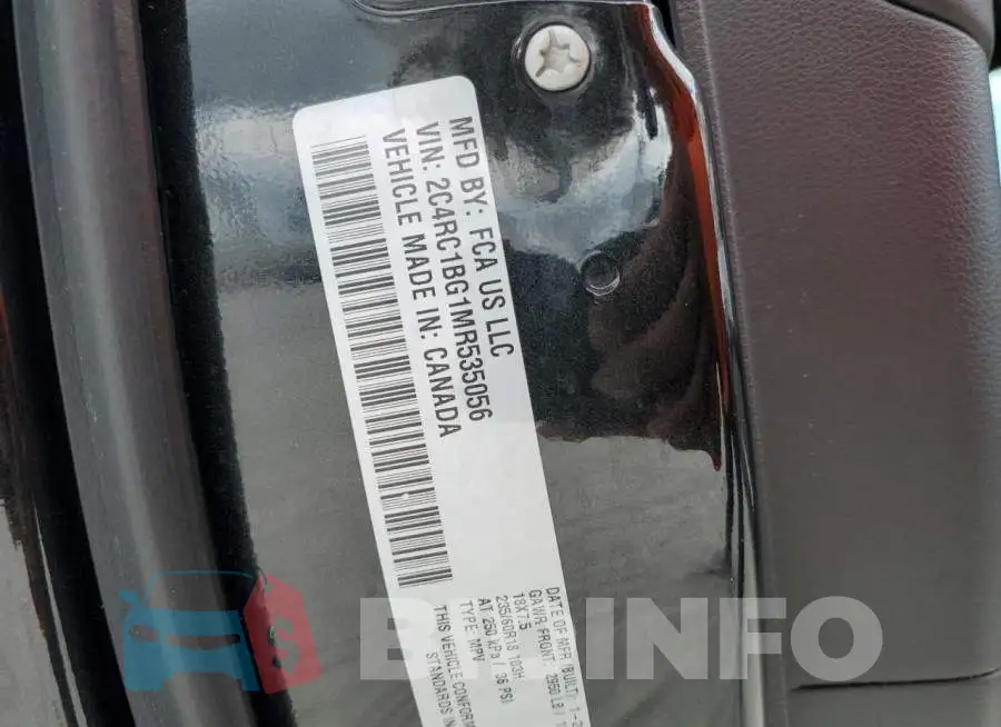 2C4RC1BG1MR535056 Photo# 12