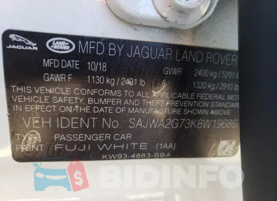 SAJWA2G73K8W19686 Photo# 10