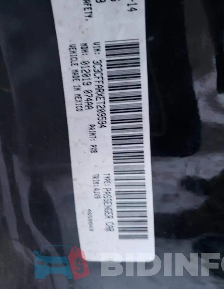 3C3CFFARXET209594 Photo# 12