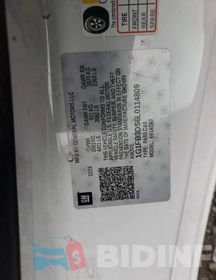 1G1FB3DS6L0114809 Photo# 12