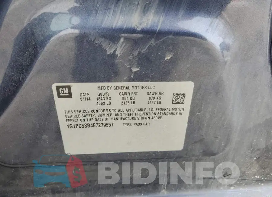 1G1PC5SB4E7279557 Photo# 13
