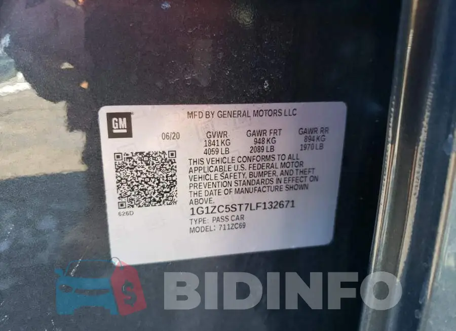 1G1ZC5ST7LF132671 Photo# 12