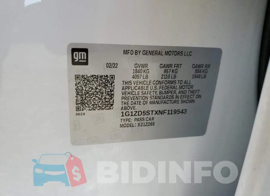 1G1ZD5STXNF119543 Photo# 12