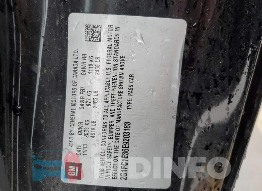 2G1FC1E36E9203183 Photo# 12