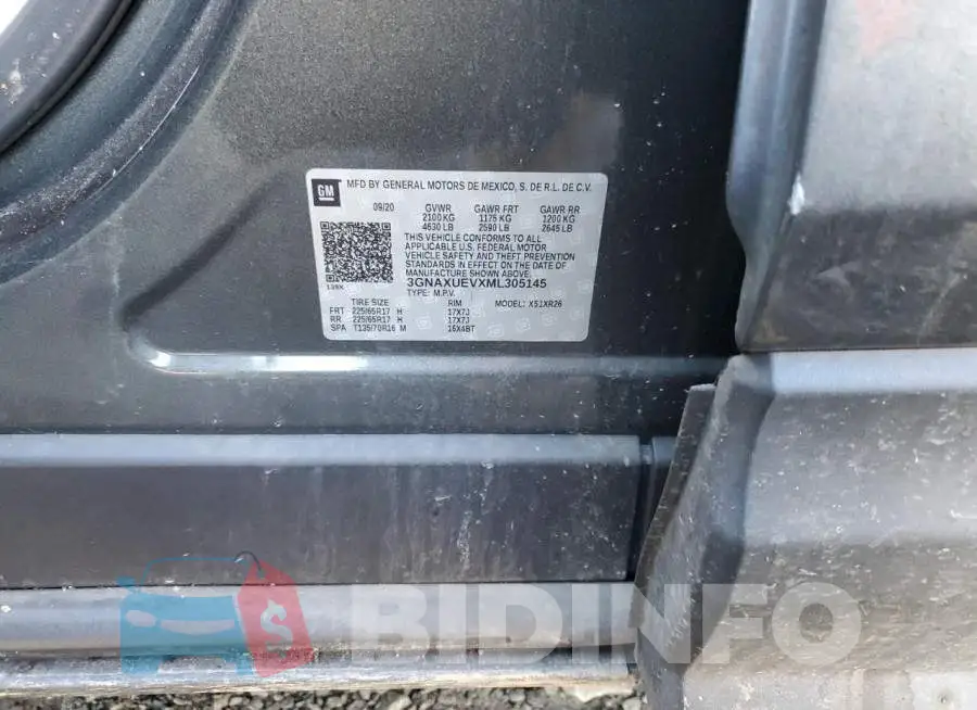 3GNAXUEVXML305145 Photo# 12