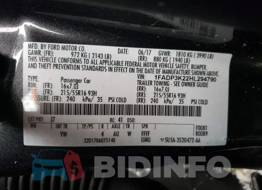 1FADP3K22HL294790 Photo# 12