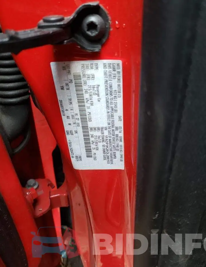 1FADP3K26GL288103 Photo# 13